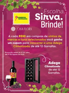 Pré-Visualização do folheto "Comercial Esperança ofertas Vinhos" da loja Comercial Esperança válido a partir de 01/07/2026