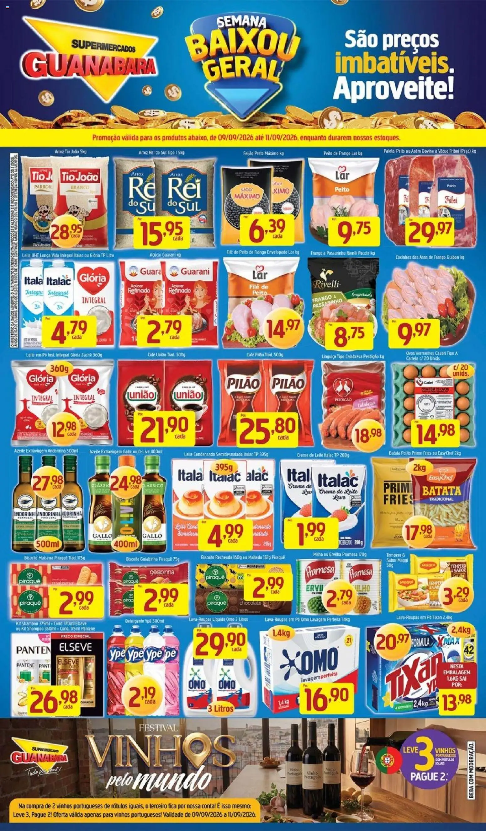 Pré-Visualização do folheto "Guanabara promoção" da loja Supermercados Guanabara válido a partir de 09/09/2026