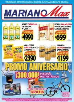 Vista previa del folleto de la tienda Mariano Max válido desde el 23/09/2026 