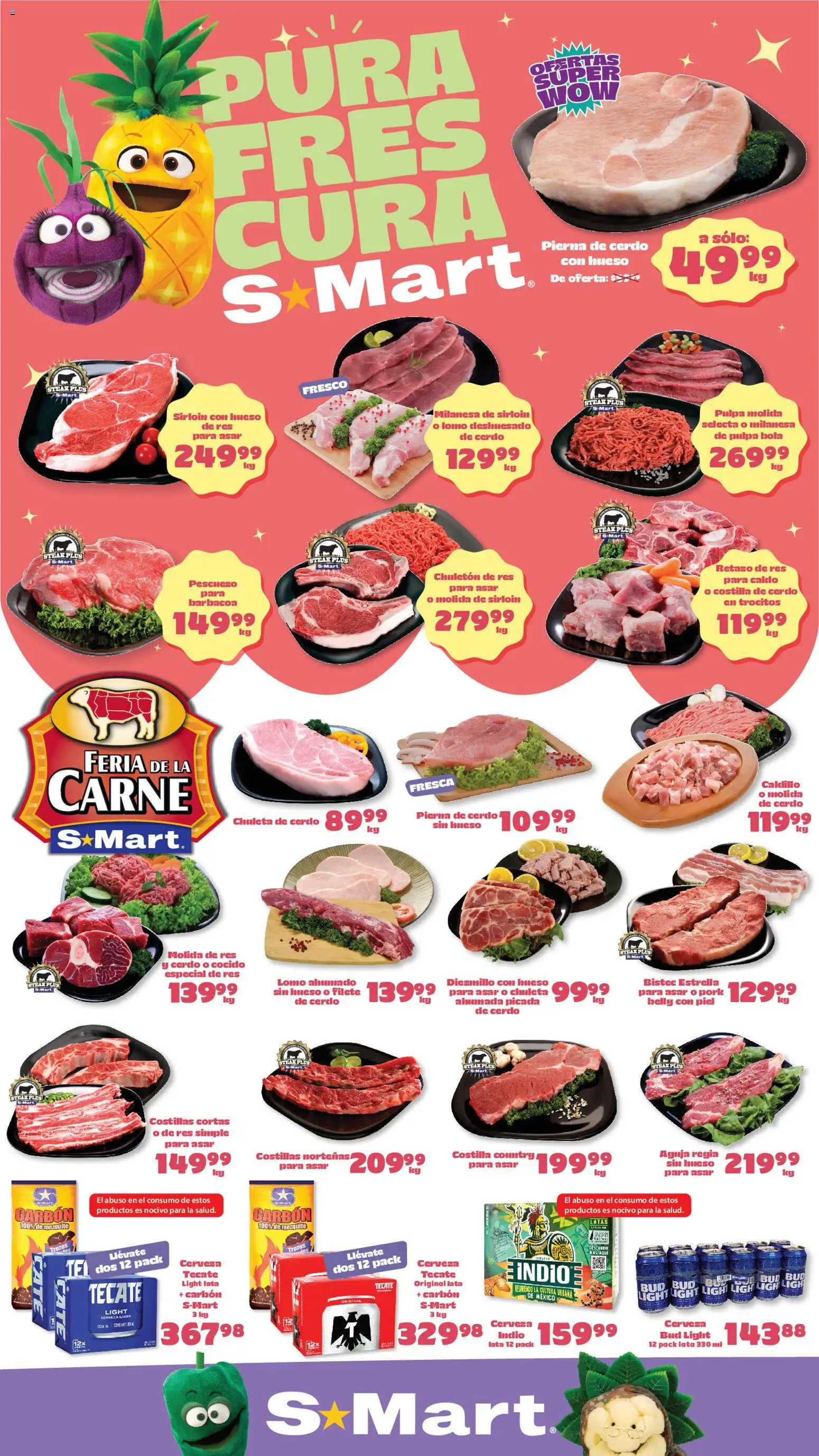 Vista previa las ofertas de la tienda S-Mart - S-Mart folleto Ofertas de feria Monterrey desde el 05/05/2026 