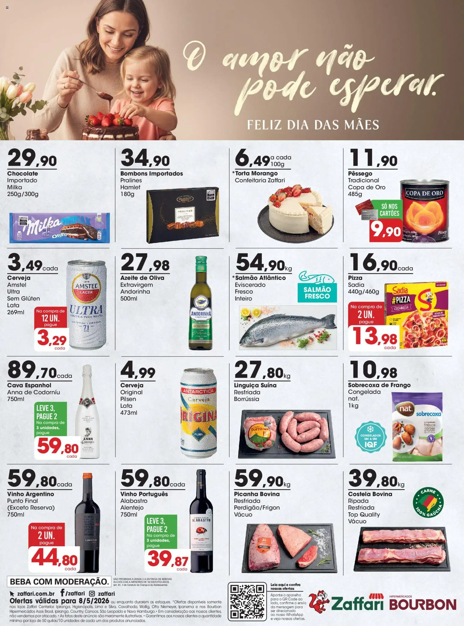 Pré-Visualização do folheto "Zaffari ofertas Final de Semana - RS" da loja Zaffari válido a partir de 08/05/2026