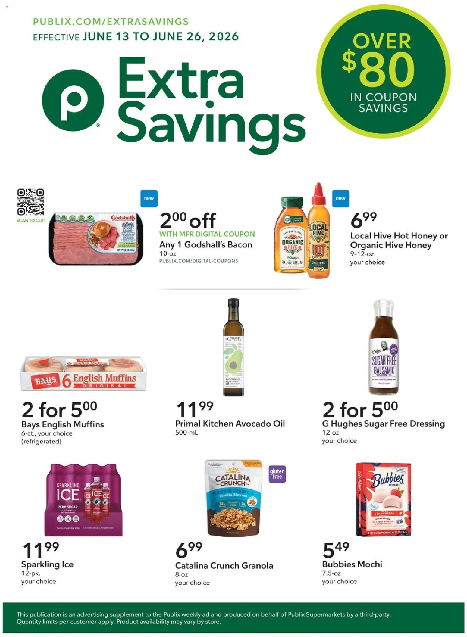 Ad Preview of Publix Publix Extra Savings from 06/13/2026