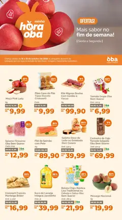 Pré-Visualização do folheto "Oba Hortifruti - Ofertas da semana" da loja Oba Hortifruti válido a partir de 16/10/2026