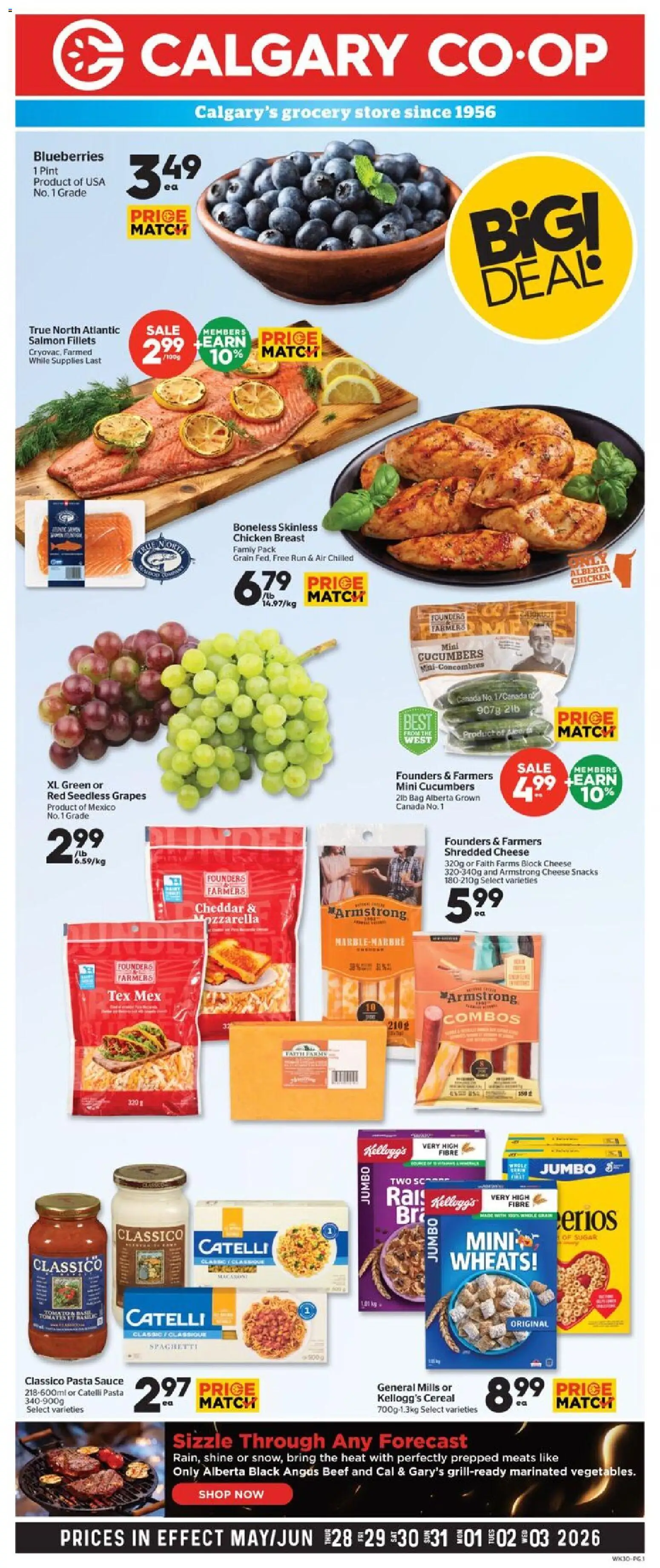 Preview of leaflet Calgary Co-op weekly flyer / circulaire from shop Calgary Co-op is valid from May 28, 2026