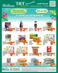 Preview of leaflet T&T Supermarket flyer from shop T&T Supermarket is valid from Jun 26, 2026