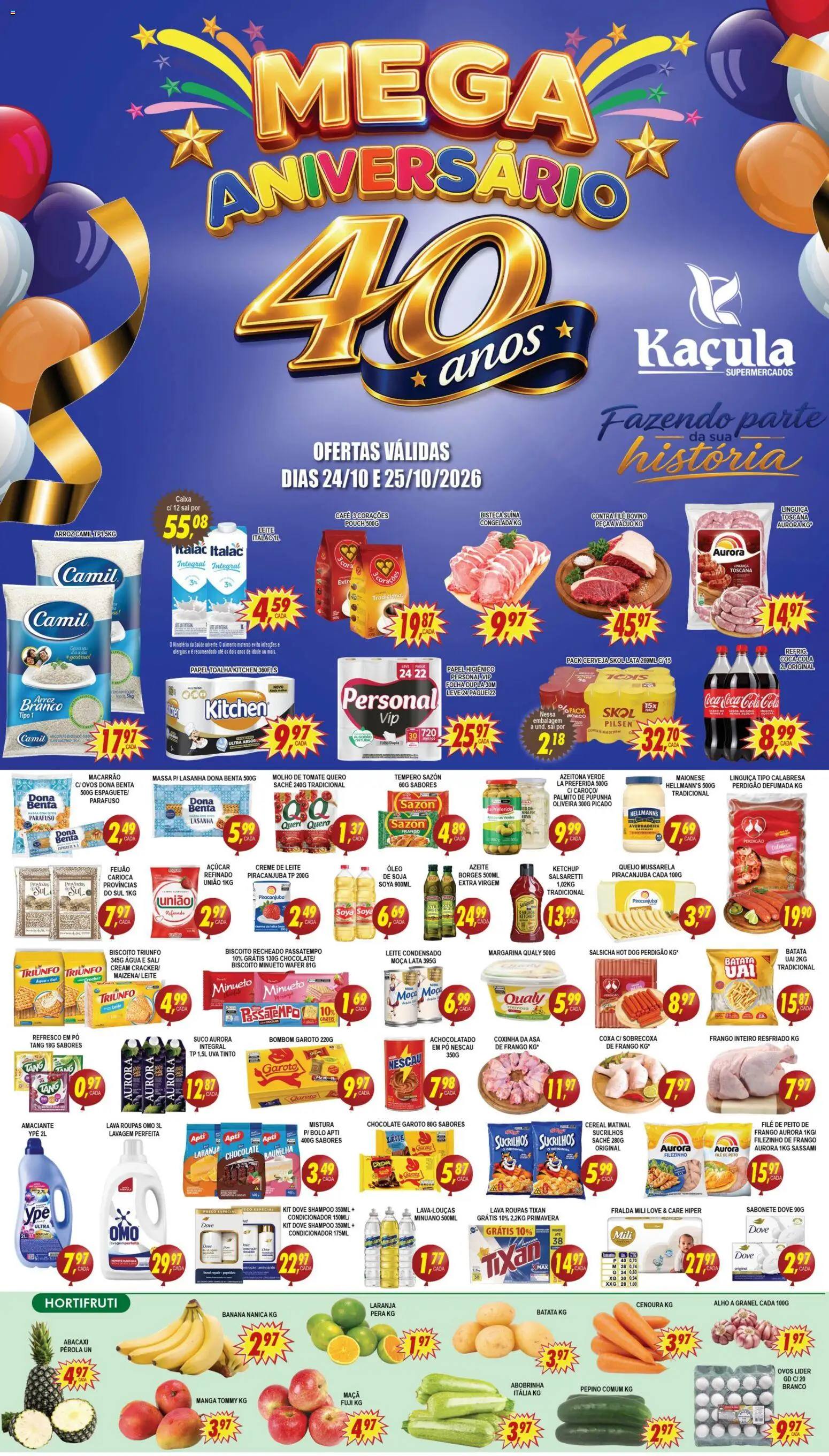 Pré-Visualização do folheto "Kaçula - Ofertas da semana" da loja Kaçula válido a partir de 24/10/2026