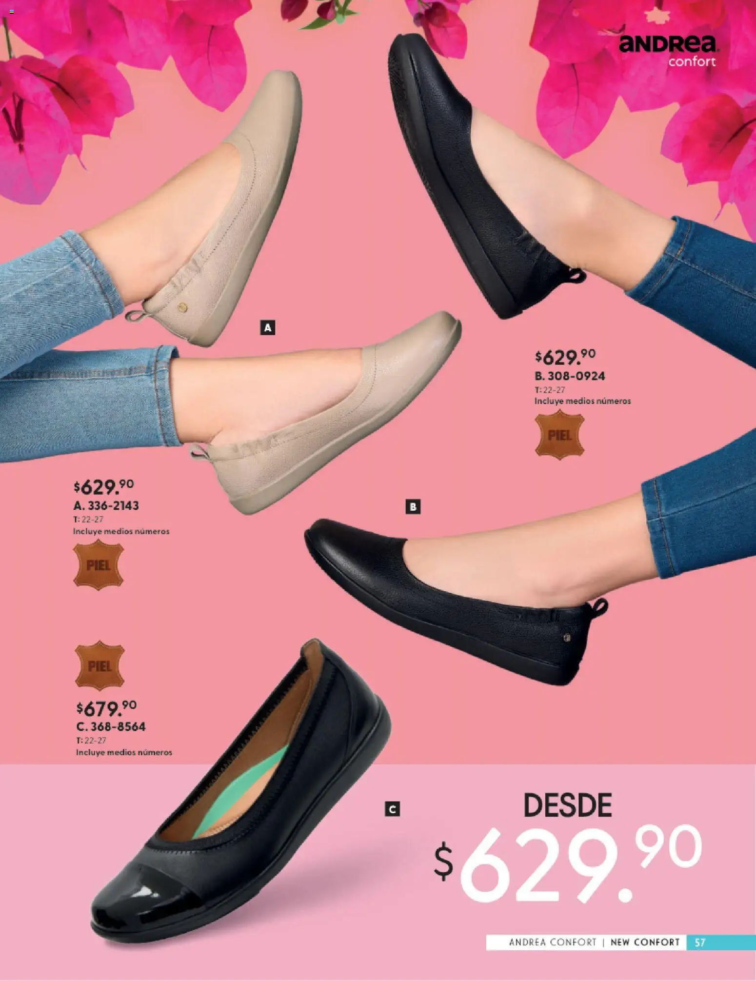 Vista previa las ofertas de la tienda Andrea - Andrea catálogo Calzado Confort desde el 24/05/2026 