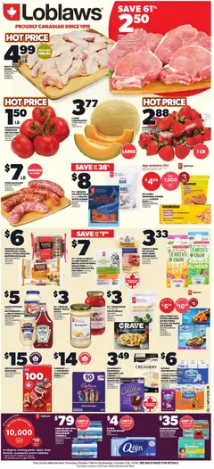 Preview of leaflet Loblaws weekly flyer / circulaire from shop Loblaws is valid from Oct 15, 2026