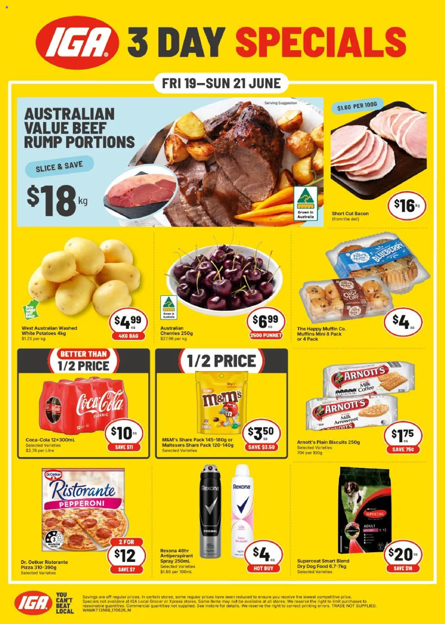 Preview of catalogue IGA - 3 Day Specials - WA from shop IGA valid 19/06/2026
