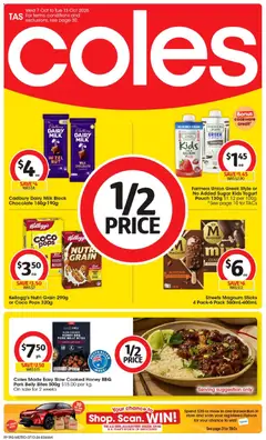 Preview of catalogue Coles catalogue TAS from shop Coles valid 07/10/2026