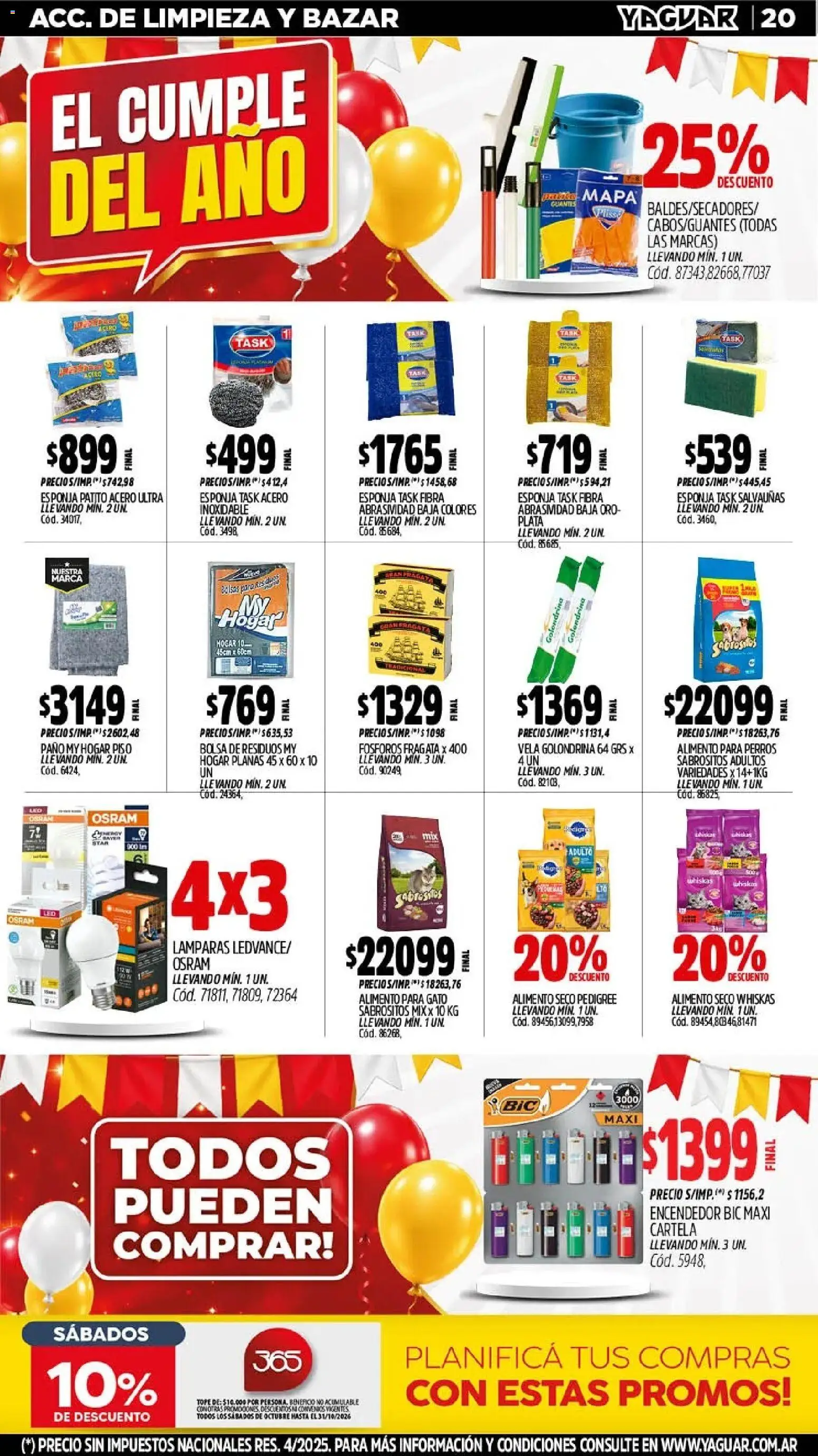 Vista previa del folleto de la tienda Yaguar válido desde el 26/10/2026 