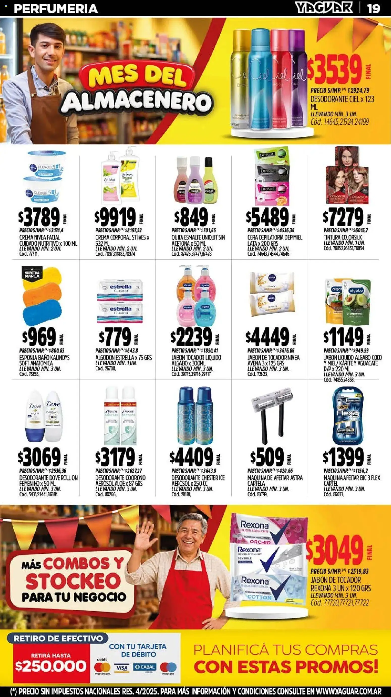 Vista previa del folleto de la tienda Yaguar válido desde el 28/09/2026 - Coco, Baño, Crema, Desodorante, Maquina de afeitar, Jabón, Esponja, Cera