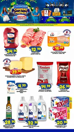 Pré-Visualização do folheto "Bramil Supermercados ofertas do Dia" da loja Bramil Supermercados válido a partir de 08/06/2026
