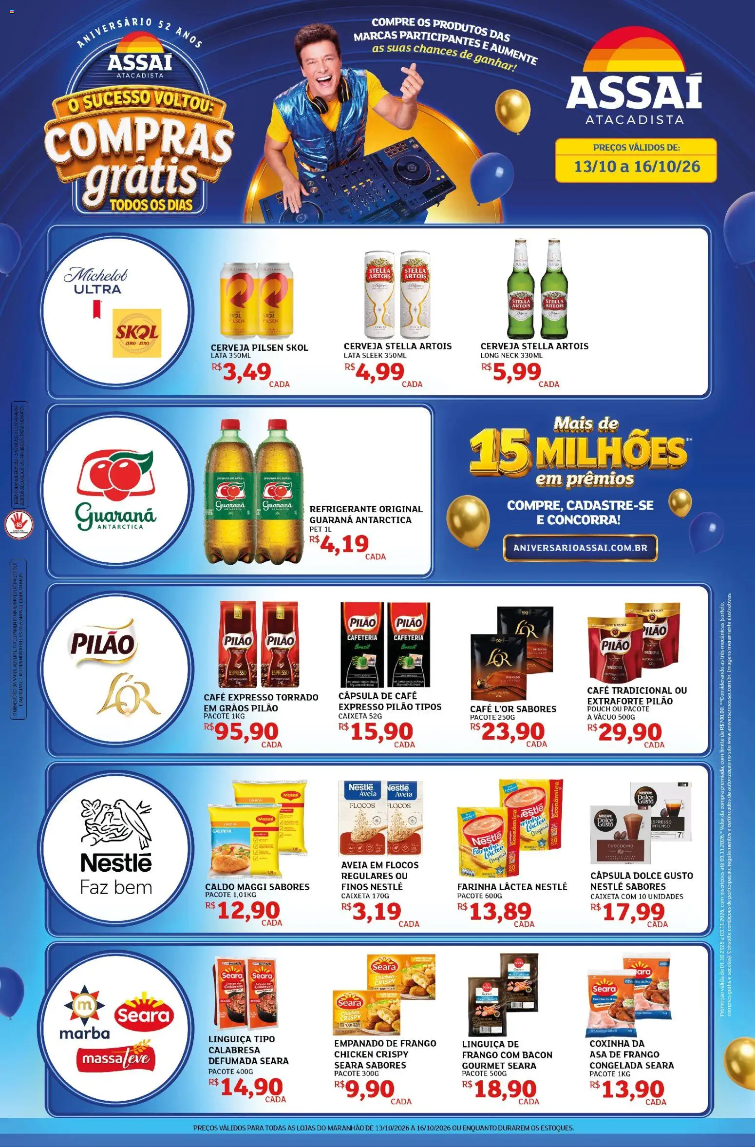 Pré-Visualização do folheto "Assaí Atacadista ofertas - MA" da loja Assaí Atacadista válido a partir de 13/10/2026