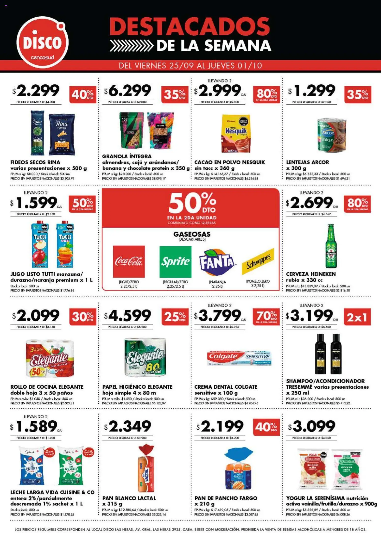 Vista previa del folleto de la tienda Disco válido desde el 24/09/2026 