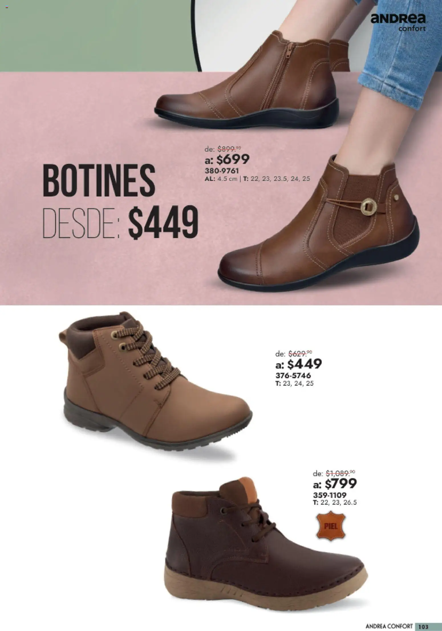 Vista previa las ofertas de la tienda Andrea - Andrea catálogo Outlet desde el 26/07/2026 