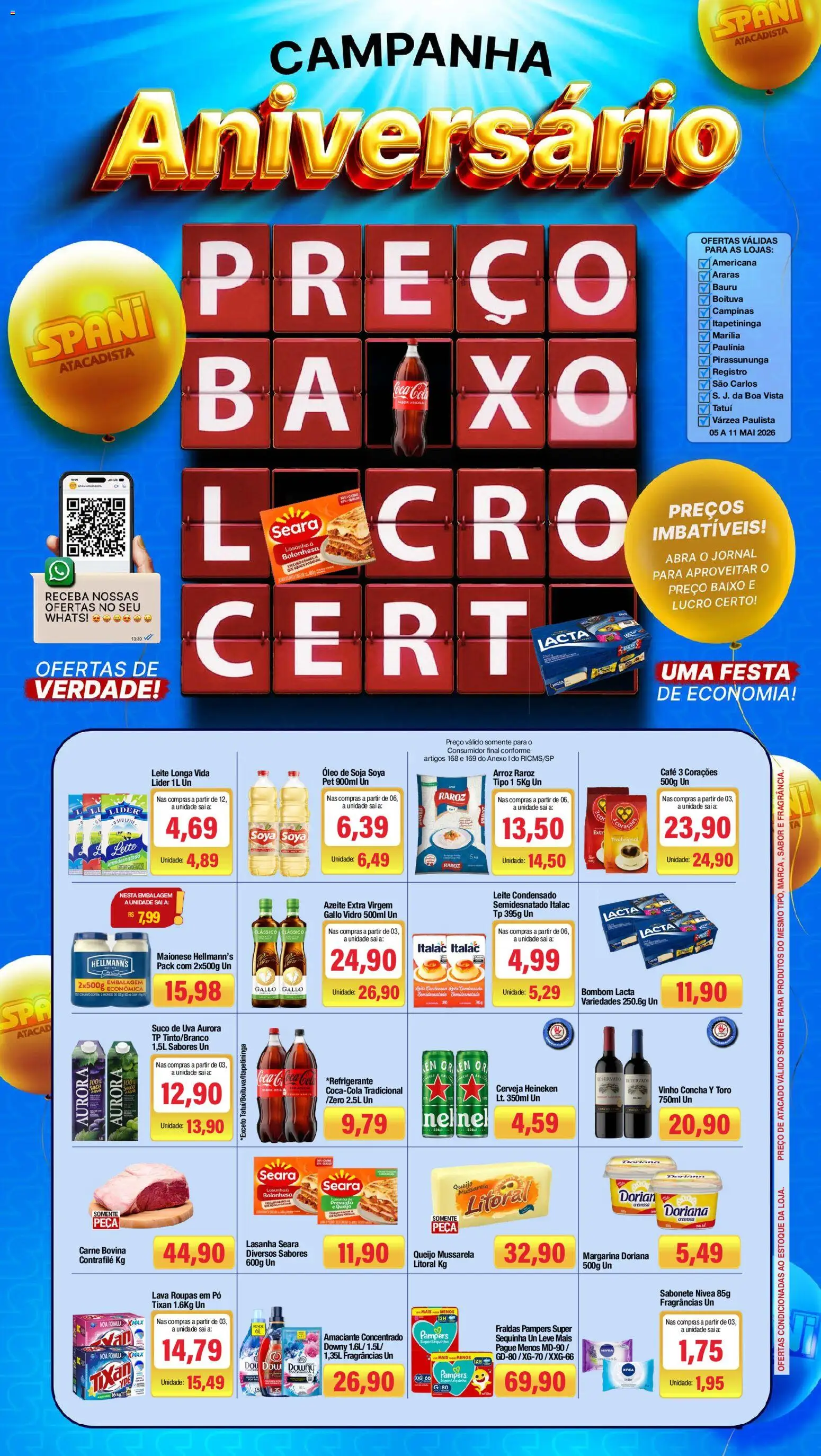 Pré-Visualização do folheto "Spani Atacadista - Ofertas da semana" da loja Spani Atacadista válido a partir de 05/05/2026
