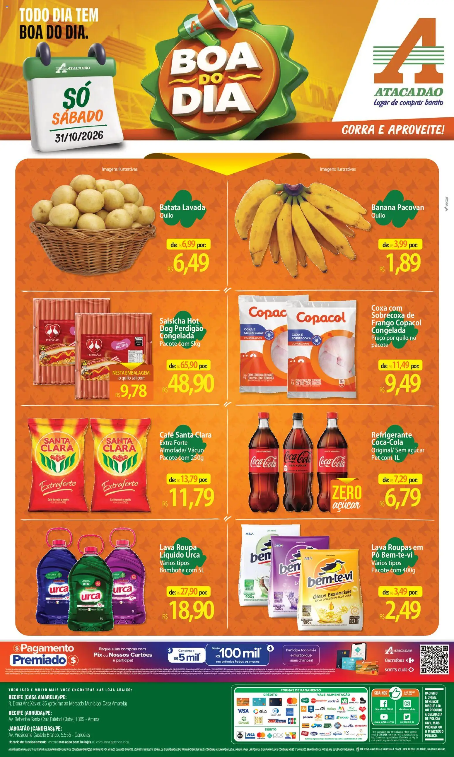 Pré-Visualização do folheto "Atacadão ofertas - PE" da loja Atacadão válido a partir de 31/10/2026