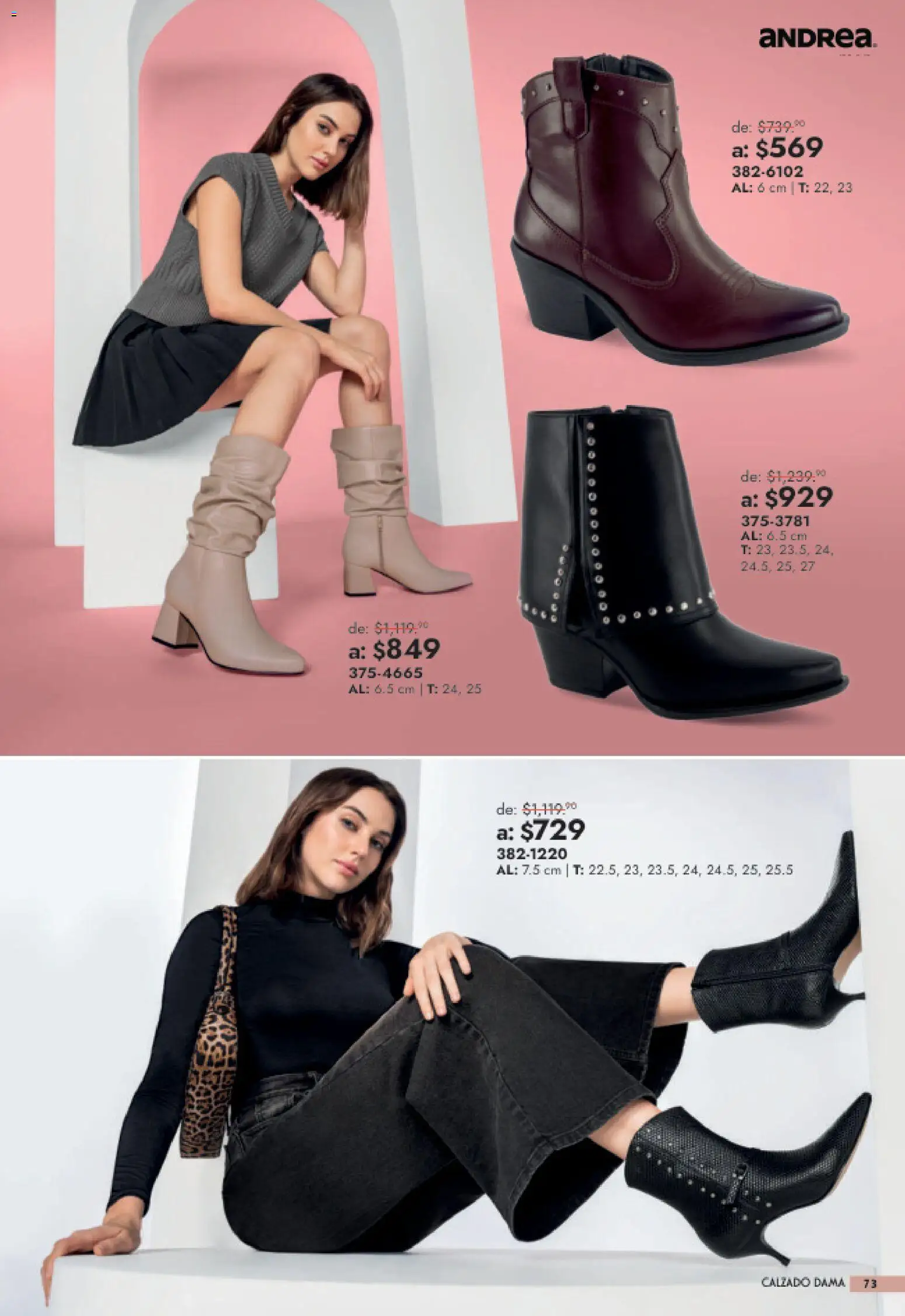 Vista previa las ofertas de la tienda Andrea - Andrea catálogo Outlet desde el 26/07/2026 
