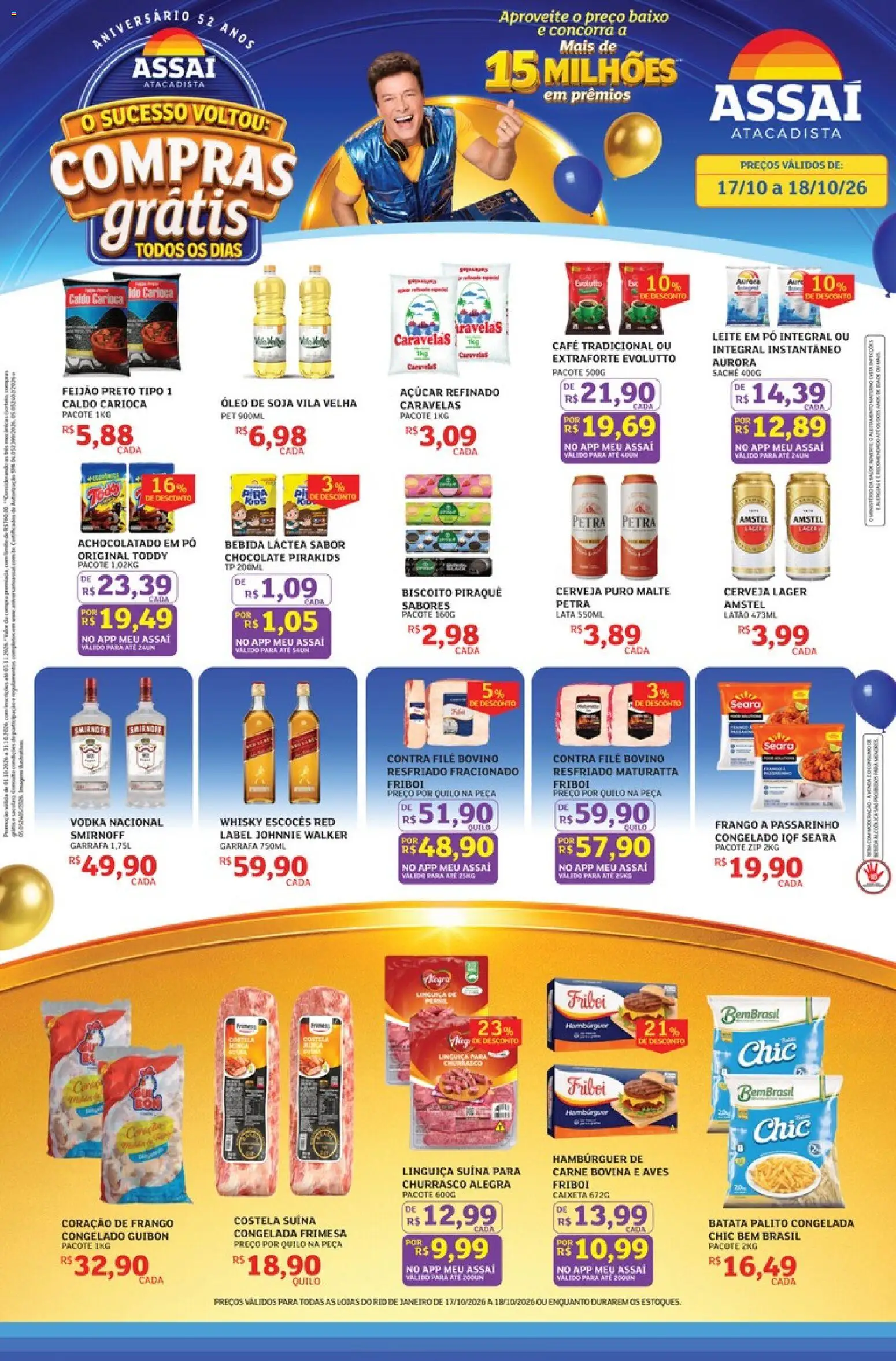 Pré-Visualização do folheto "Assaí Atacadista ofertas - RJ" da loja Assaí Atacadista válido a partir de 17/10/2026