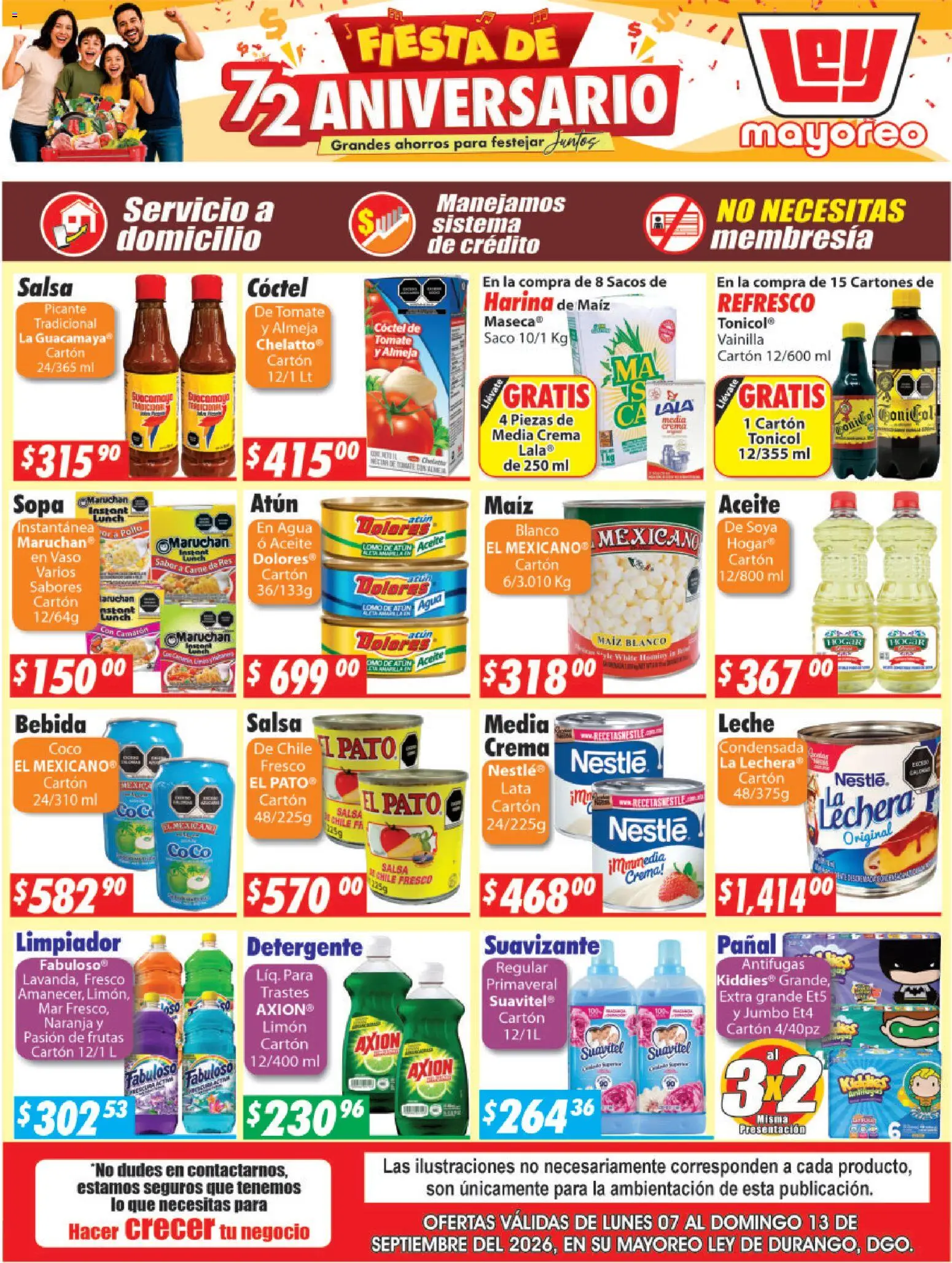 Vista previa las ofertas de la tienda Casa Ley - Casa Ley folleto Durango desde el 07/09/2026 