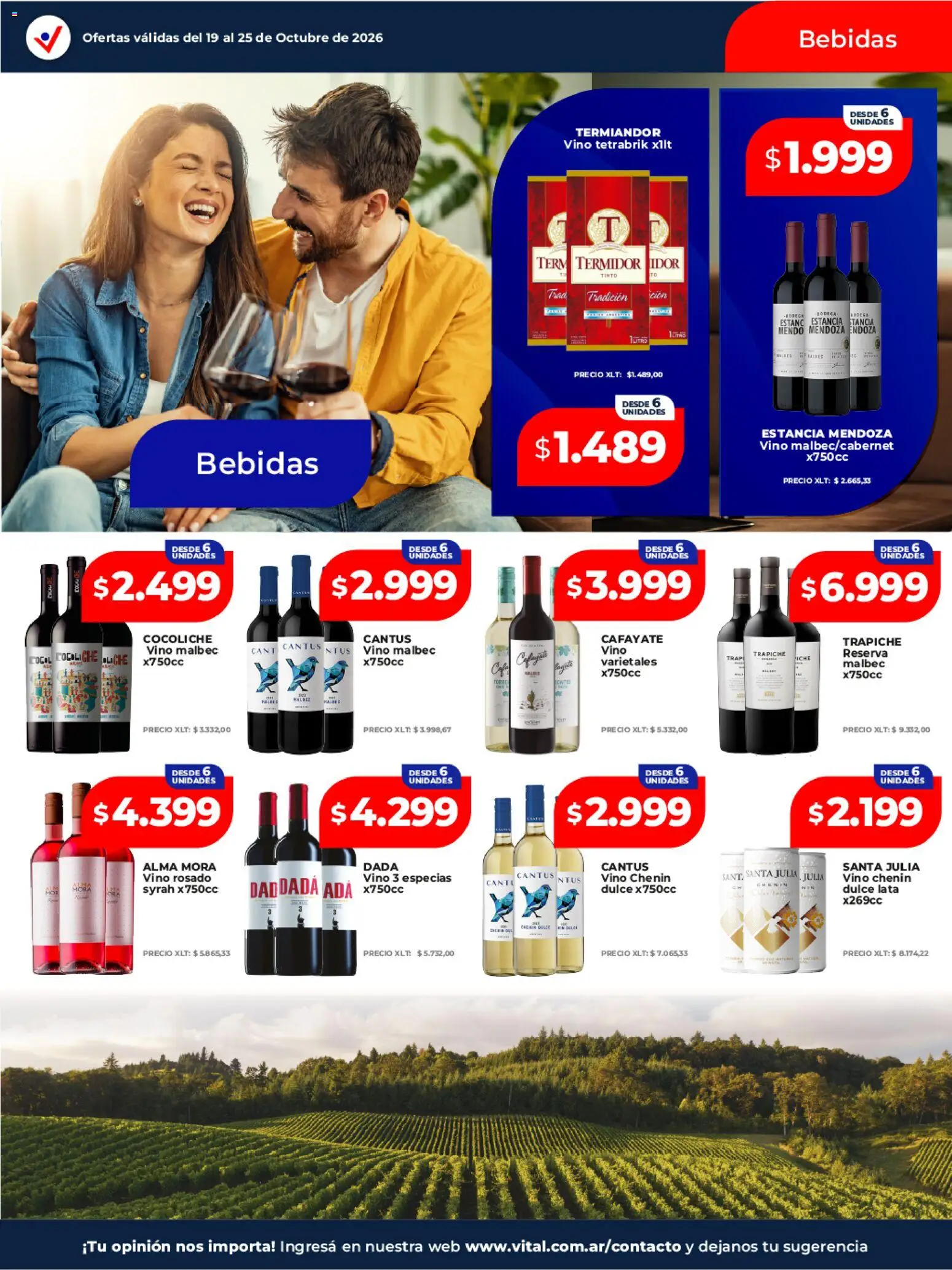 Vista previa del folleto de la tienda Vital válido desde el 19/10/2026 