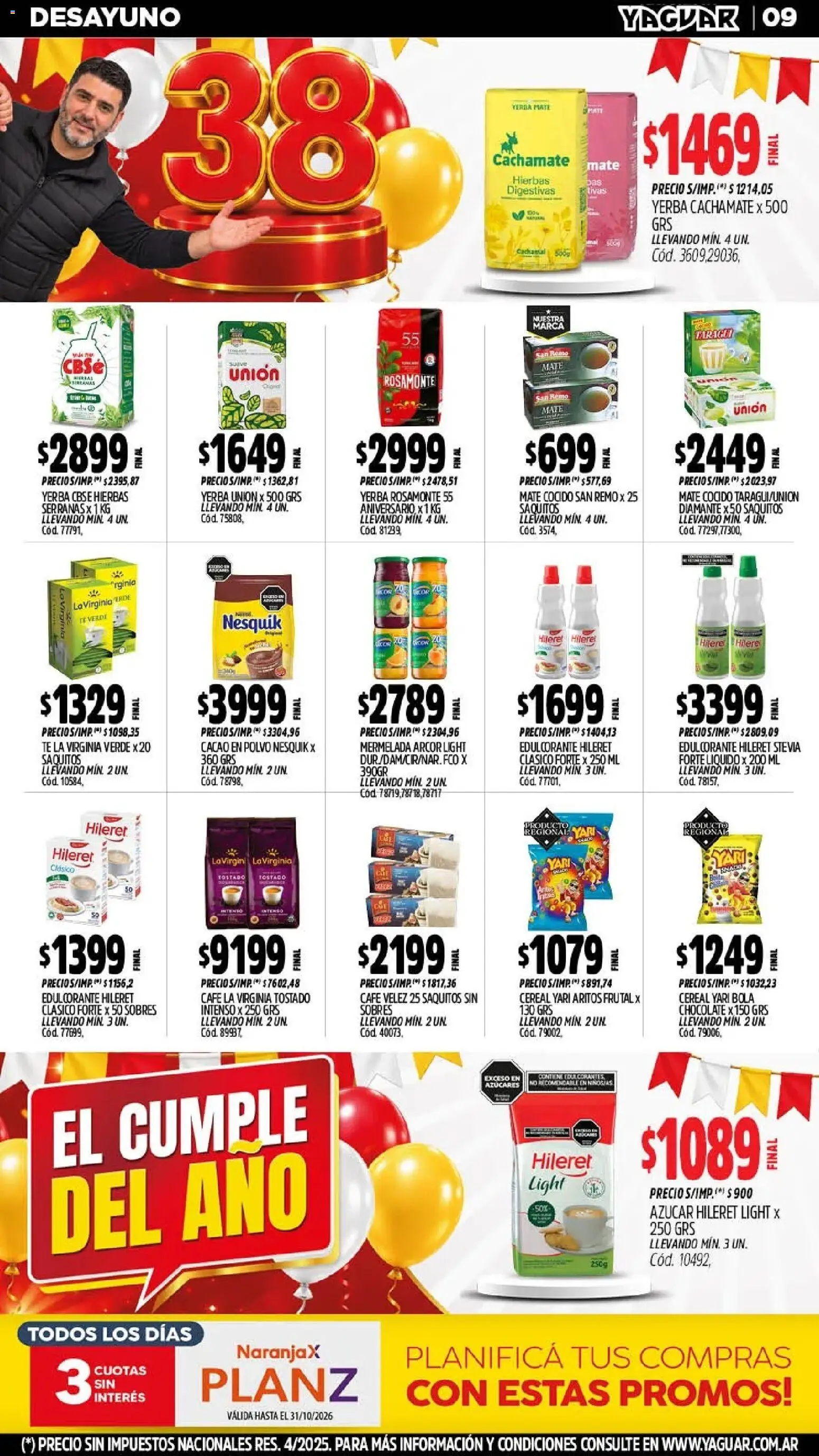 Vista previa del folleto de la tienda Yaguar válido desde el 12/10/2026 
