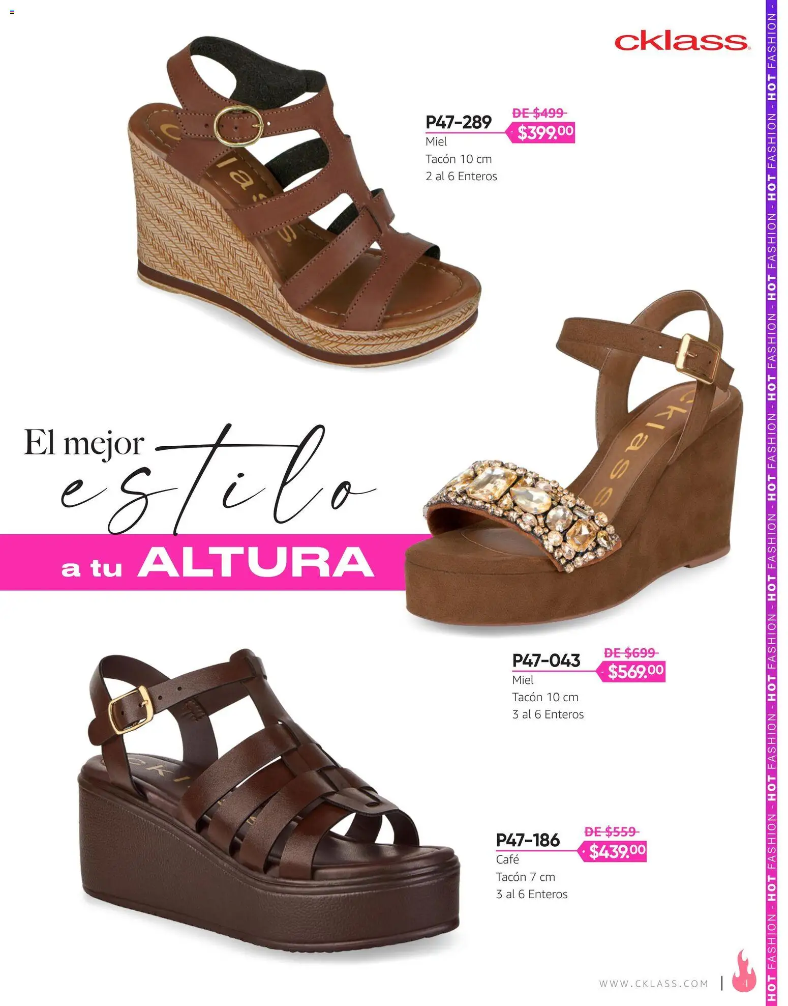 Vista previa las ofertas de la tienda Cklass - Cklass catálogo Hot Fashion Calzado desde el 03/08/2026 