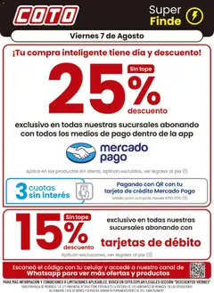 Vista previa del folleto de la tienda Coto válido desde el 07/08/2026 