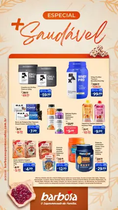Pré-Visualização do folheto "Barbosa Supermercados ofertas Especial + Saudável" da loja Barbosa Supermercados válido a partir de 03/07/2026