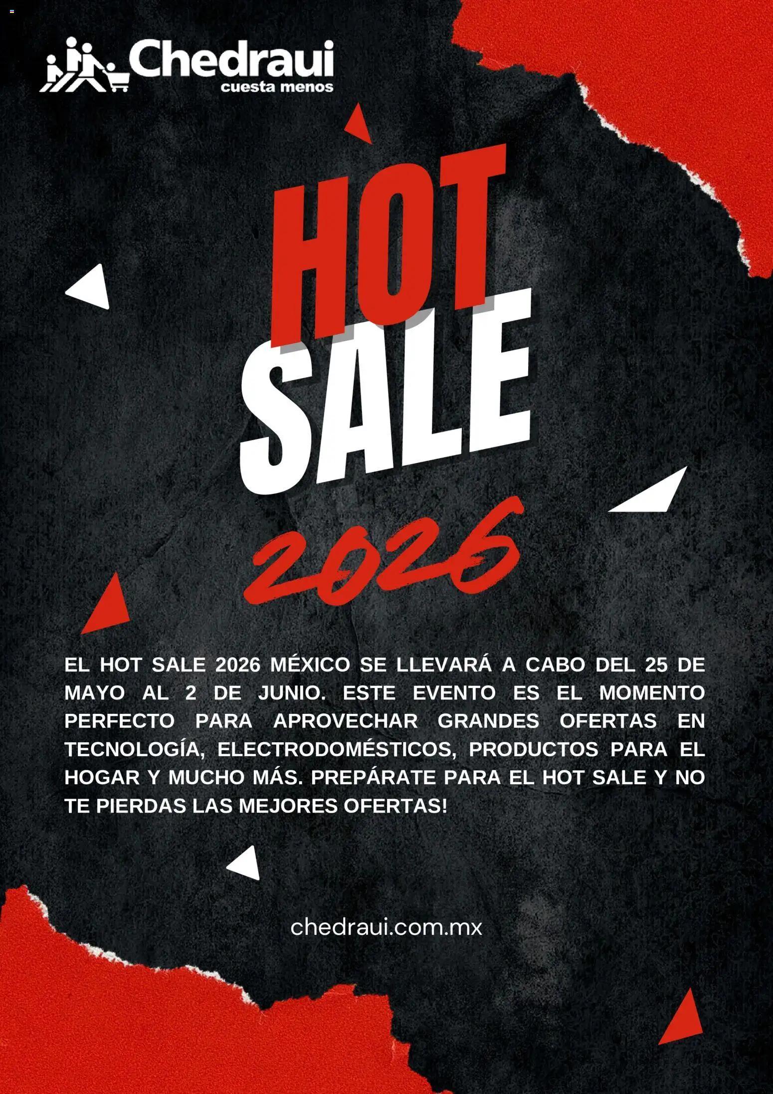 Vista previa las ofertas de la tienda Chedraui - Chedraui Hot Sale aviso desde el 05/05/2026 