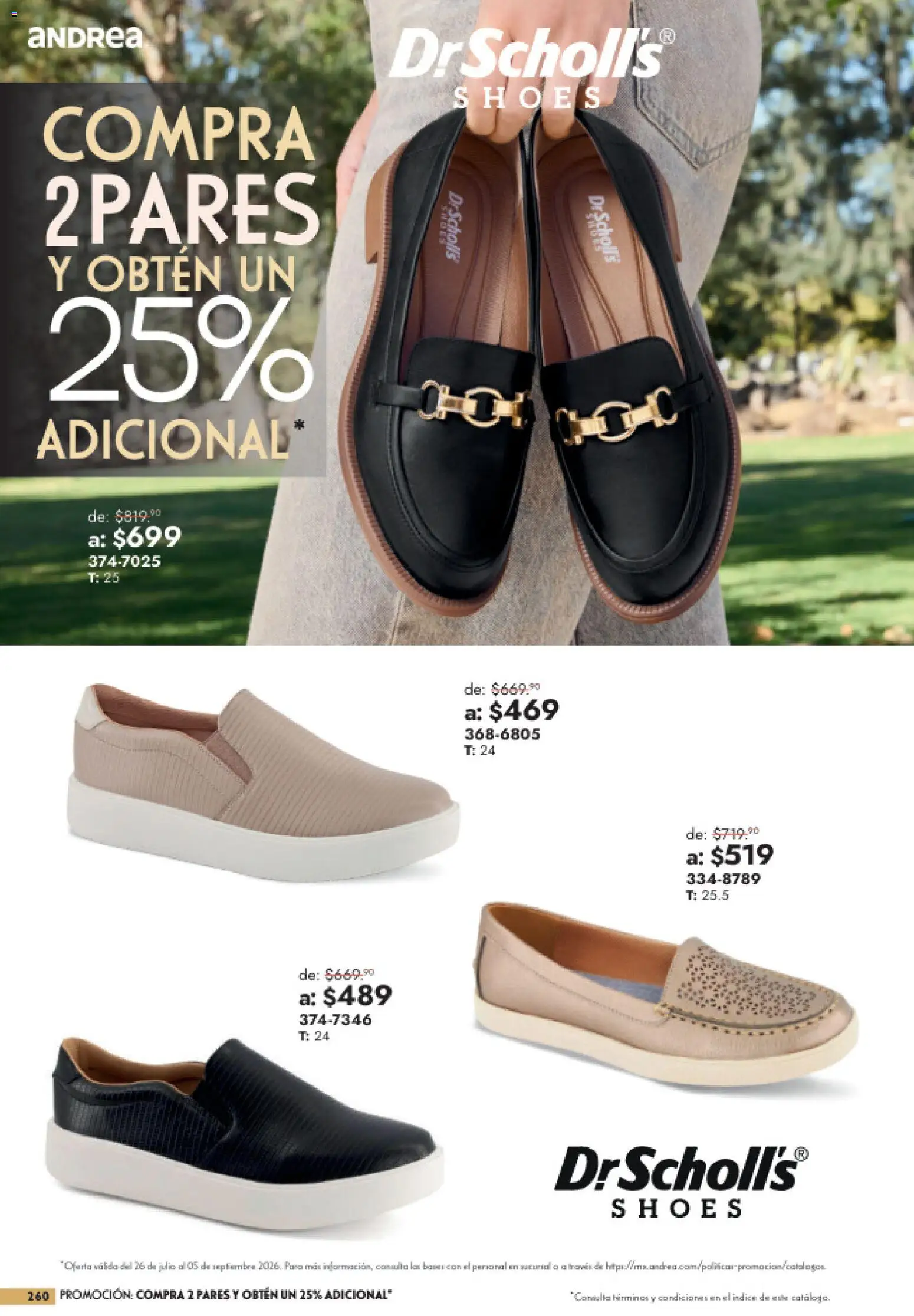 Vista previa las ofertas de la tienda Andrea - Andrea catálogo Outlet desde el 26/07/2026 