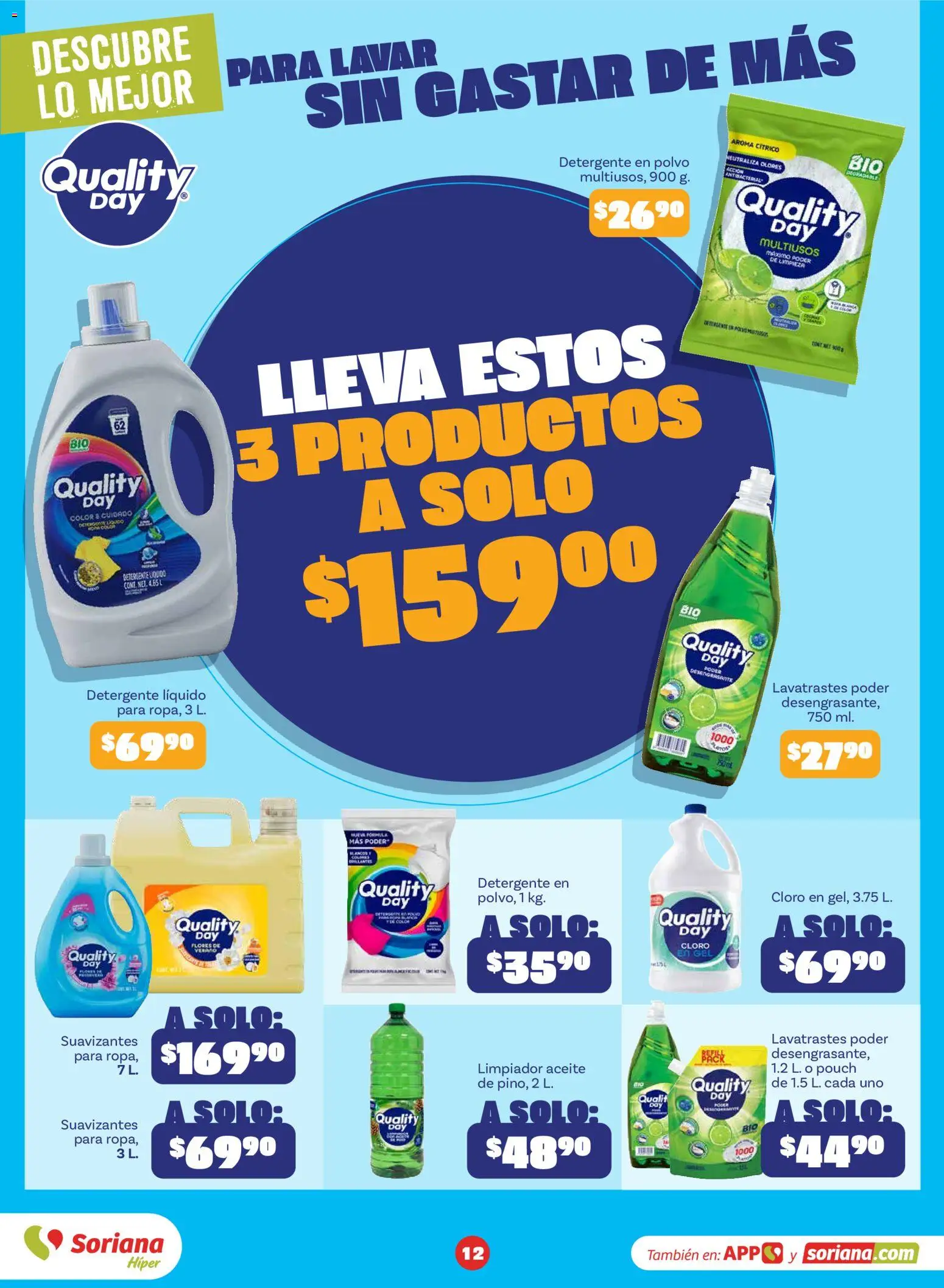 Vista previa las ofertas de la tienda Soriana - Soriana Descubre lo mejor al mejor precio Híper Nacional desde el 31/08/2026 