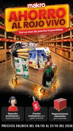 Vista previa del folleto de la tienda Makro válido desde el 08/10/2026 