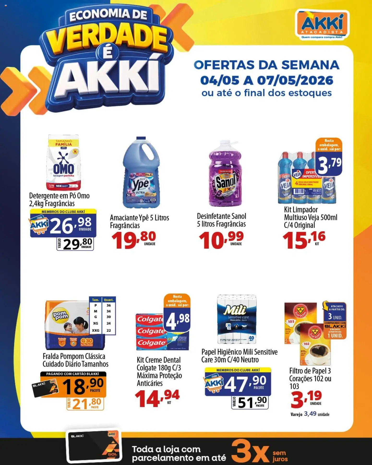 Pré-Visualização do folheto "Akki Atacadista ofertas Semanal" da loja Akki Atacadista válido a partir de 04/05/2026