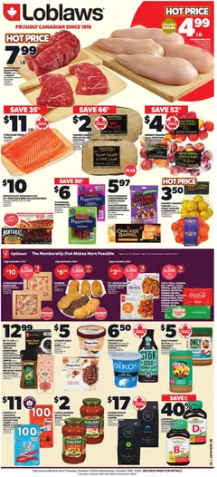 Preview of leaflet Loblaws weekly flyer / circulaire from shop Loblaws is valid from Oct 22, 2026