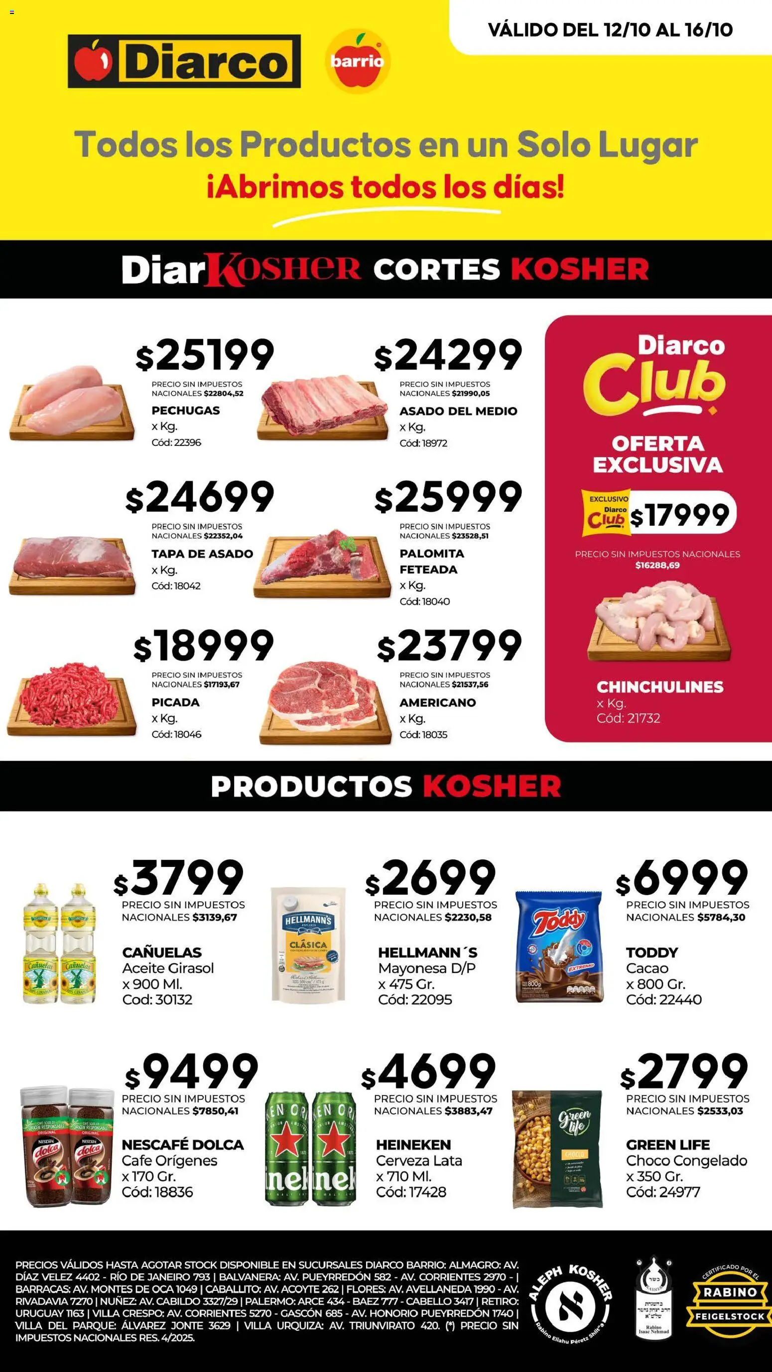 Vista previa del folleto de la tienda Diarco válido desde el 12/10/2026 