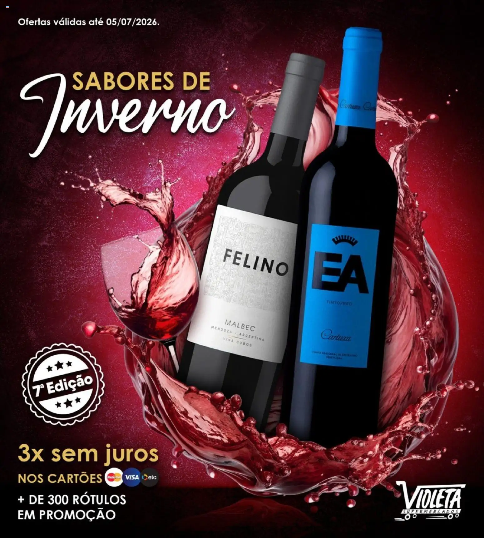 Pré-Visualização do folheto "Violeta Supermercados ofertas Sabored de Inverno" da loja Violeta Supermercados válido a partir de 09/06/2026