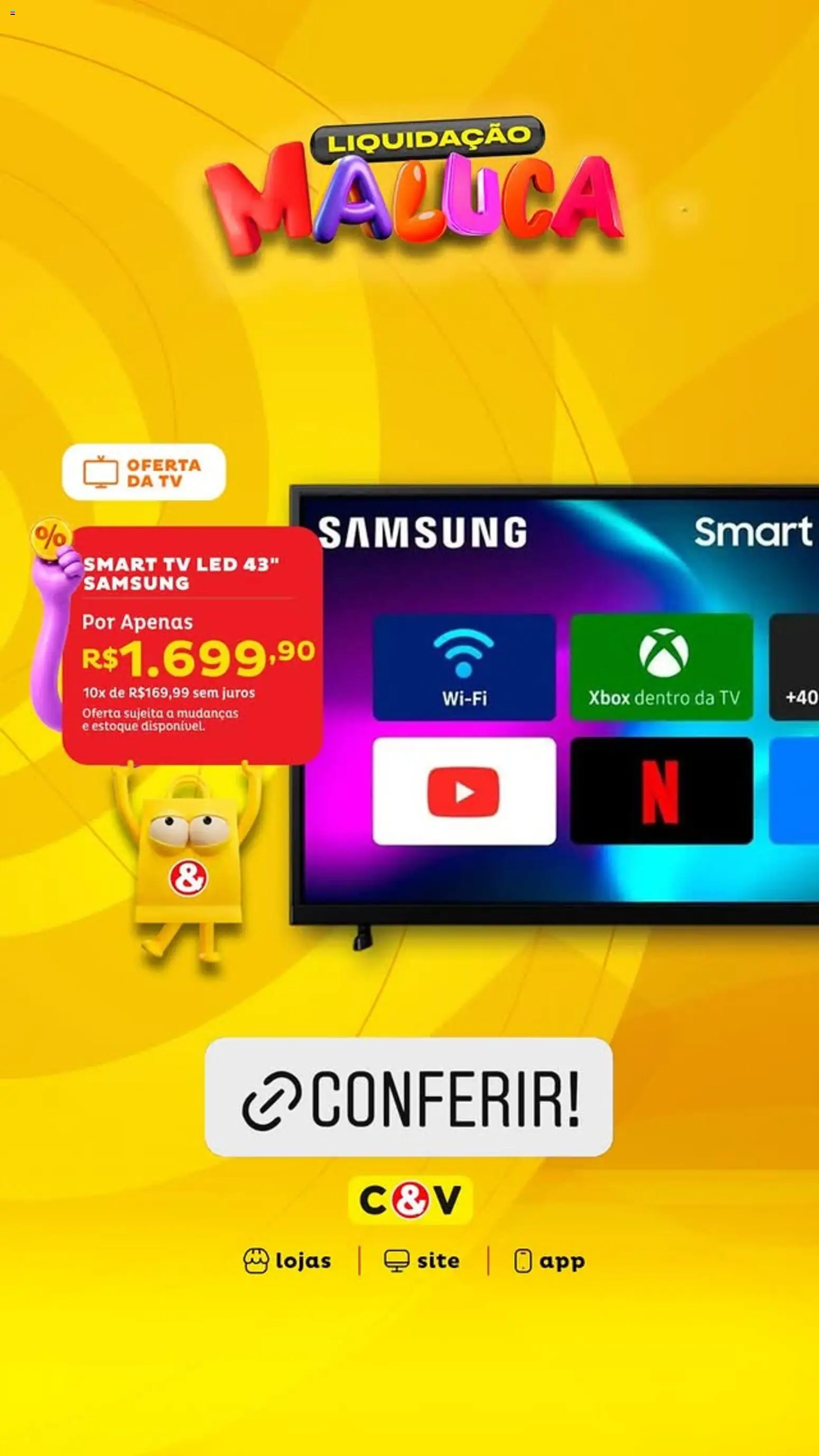 Pré-Visualização do folheto "Casa e Video ofertas" da loja Casa e Video válido a partir de 07/07/2026 - Xbox, Tv, smart TV