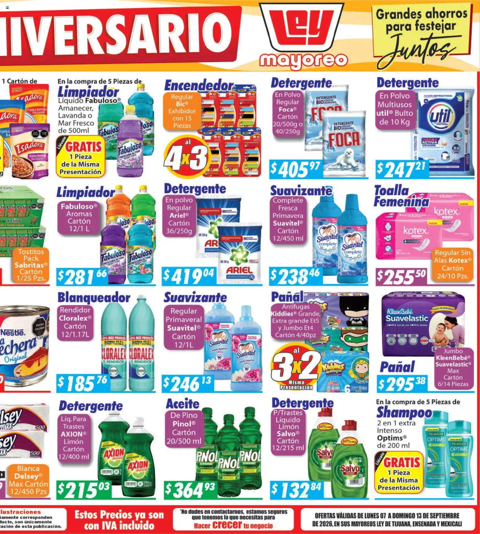 Vista previa las ofertas de la tienda Casa Ley - Casa Ley folleto Frontera desde el 07/09/2026 