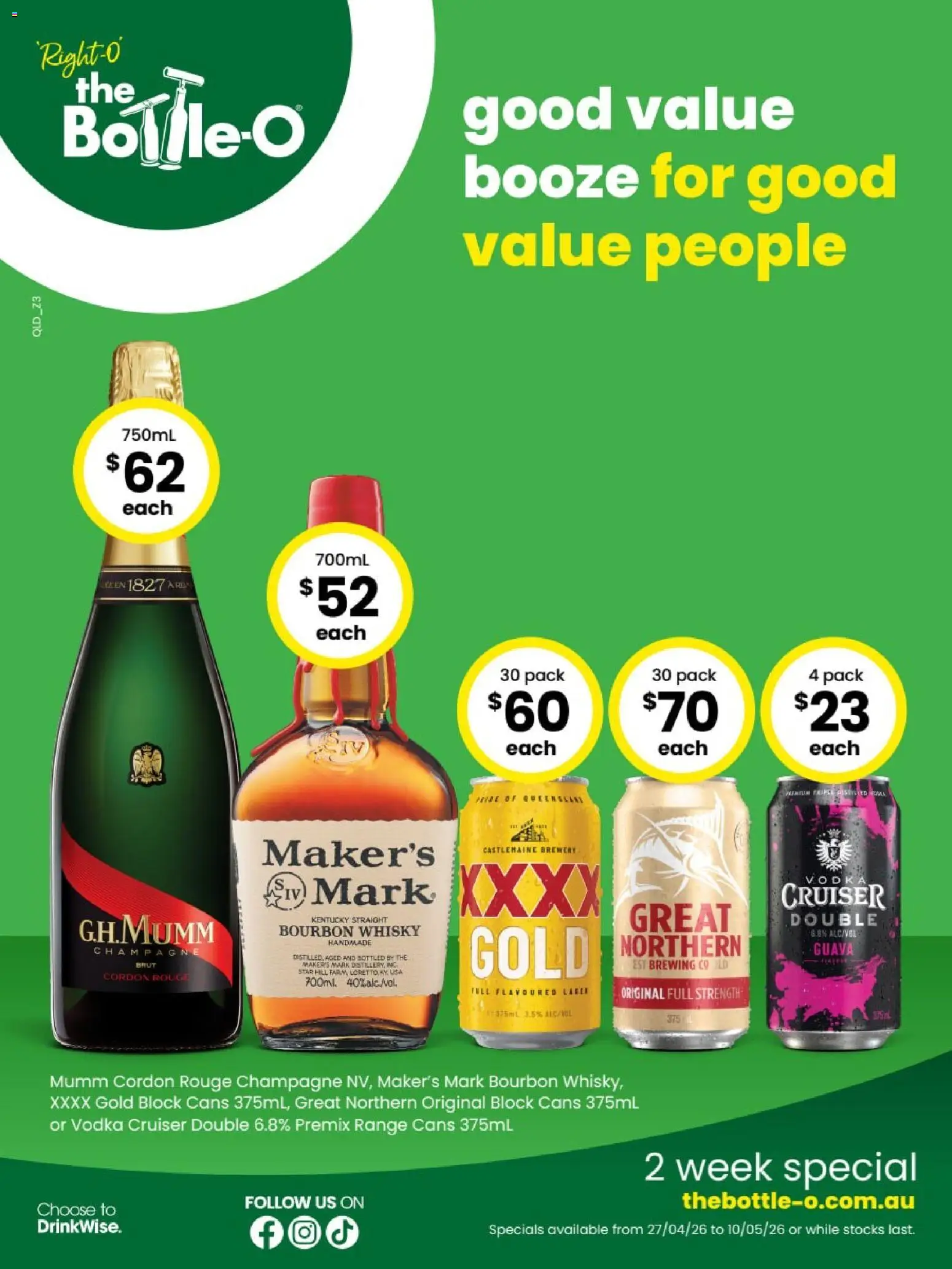 Preview of catalogue The Bottle-O catalogue HERMIT PARK from shop The Bottle-O valid 27/04/2026