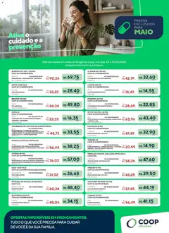 Pré-Visualização do folheto "Coop ofertas Drogaria Medicamentos com Receita" da loja Coop válido a partir de 04/05/2026