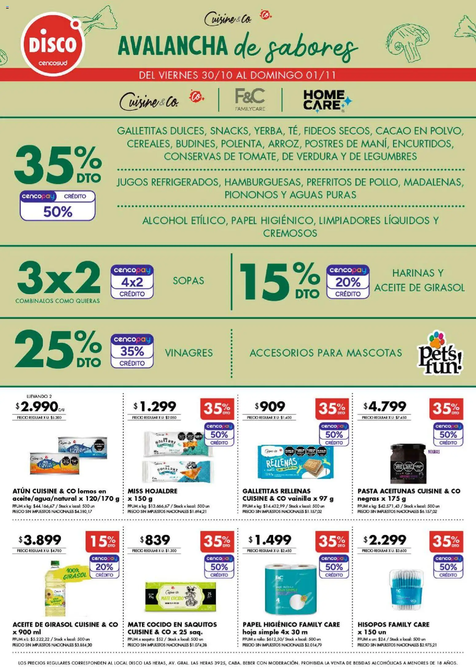 Vista previa del folleto de la tienda Disco válido desde el 30/10/2026 