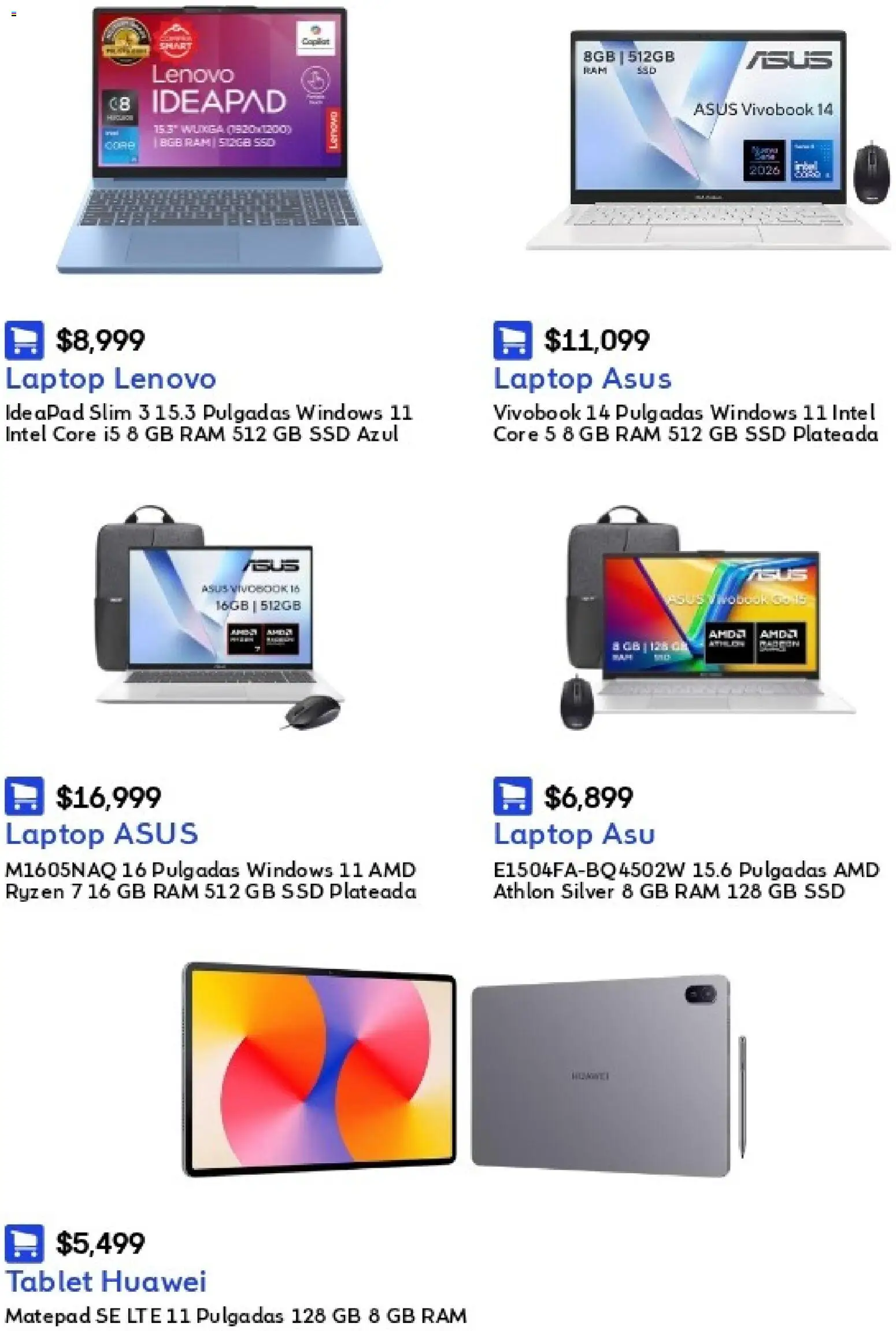 Vista previa las ofertas de la tienda Coppel - Coppel catálogo Celulares y computación desde el 14/08/2026 
