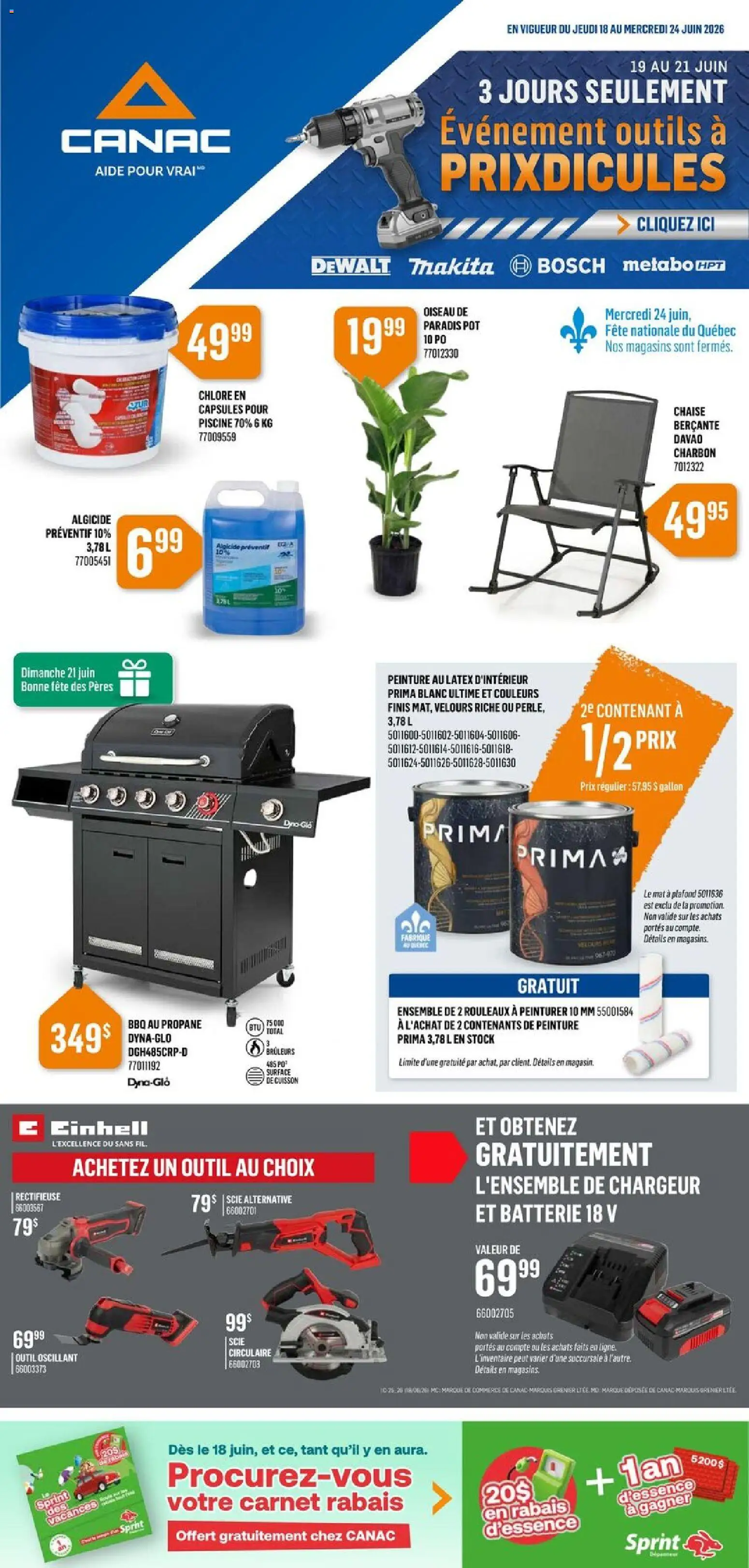 Preview of leaflet Canac circulaire from shop Canac is valid from Jun 18, 2026