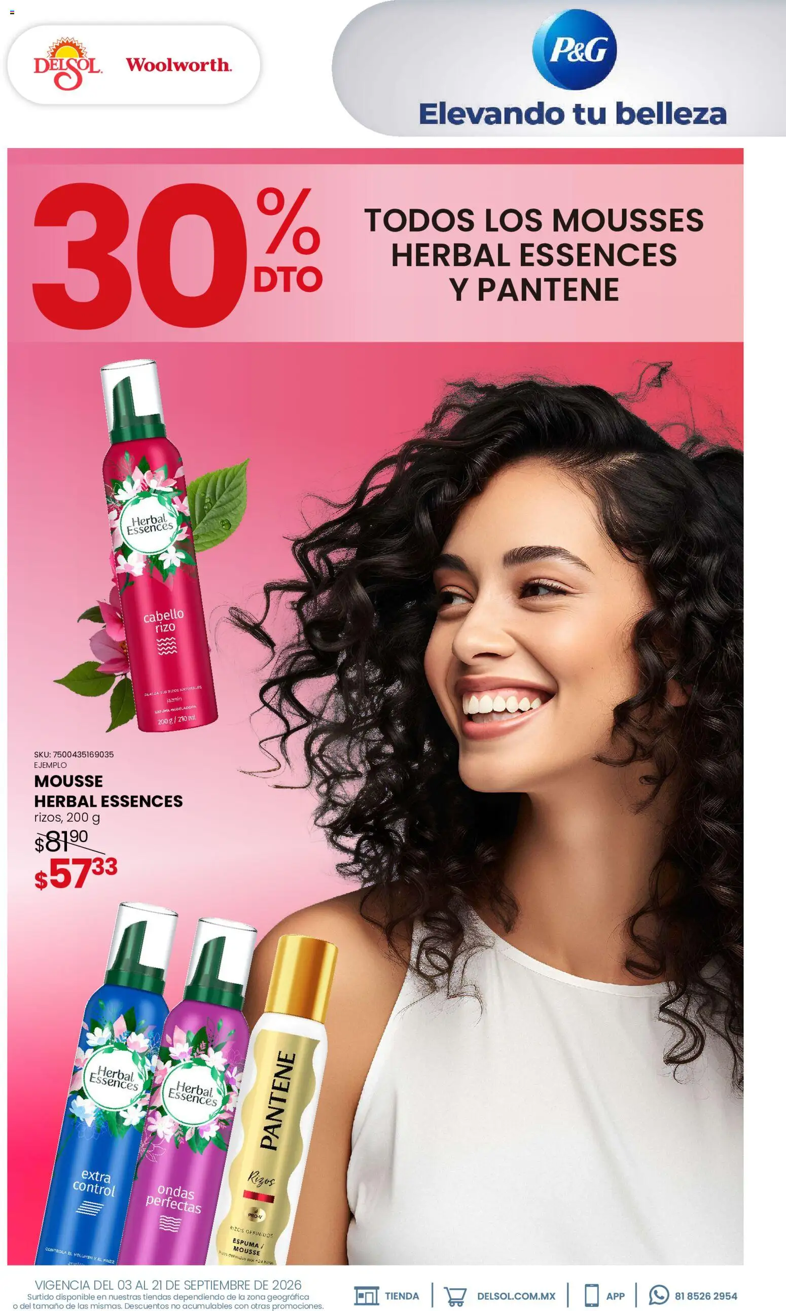 Vista previa las ofertas de la tienda Del Sol y Woolworth - Del Sol y Woolworth catálogo Beauty Days desde el 03/09/2026 
