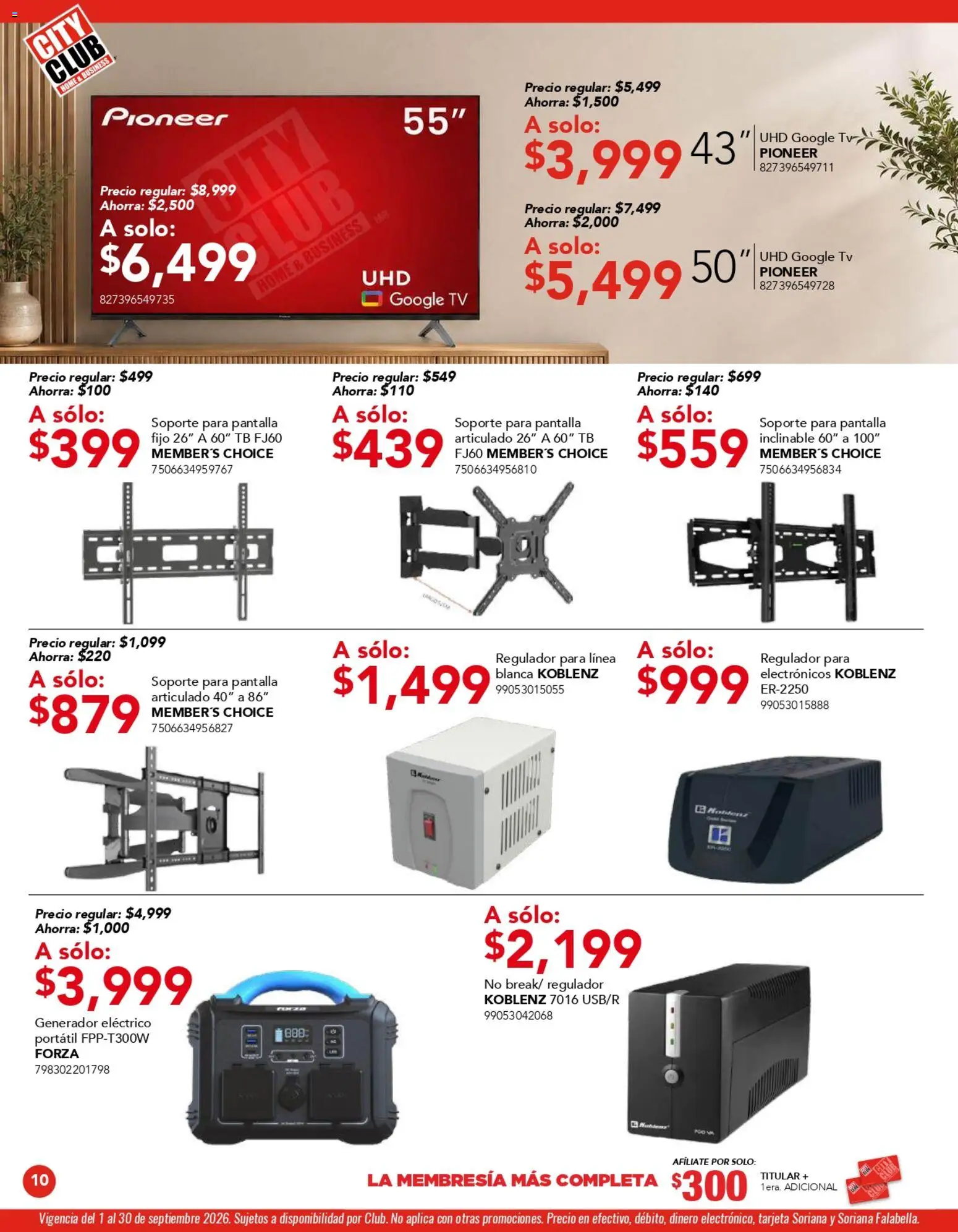 Vista previa las ofertas de la tienda City Club - City Club catálogo desde el 01/09/2026 