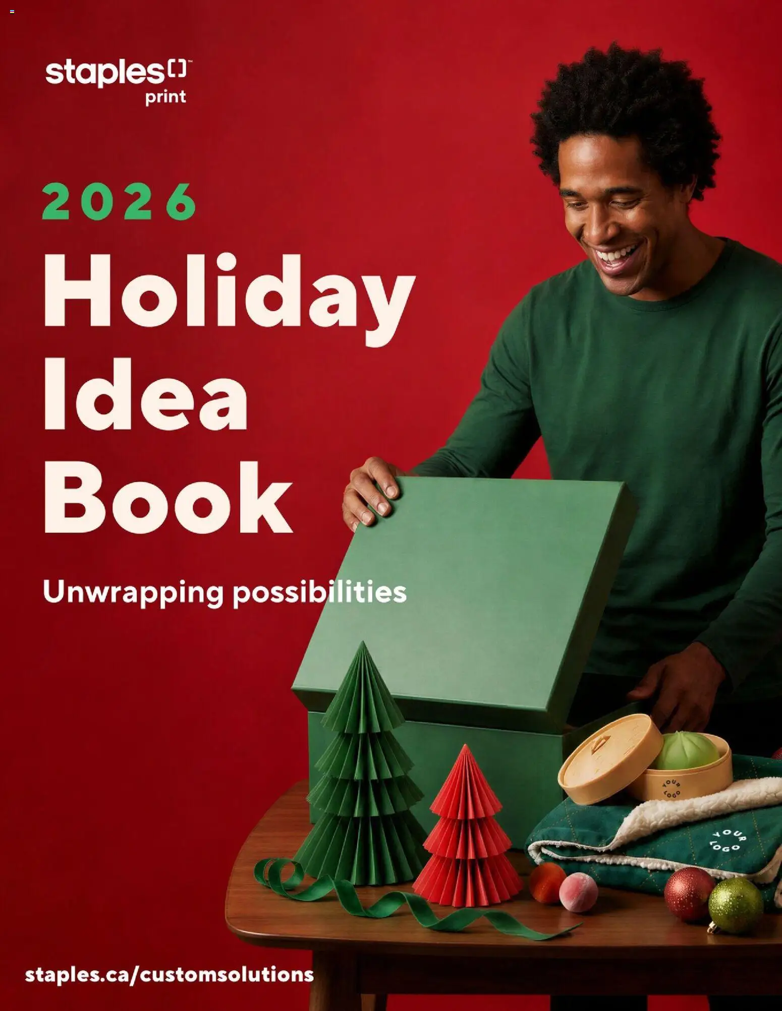 Preview of leaflet Staples flyer - Holiday idea book from shop Staples is valid from Sep 10, 2026