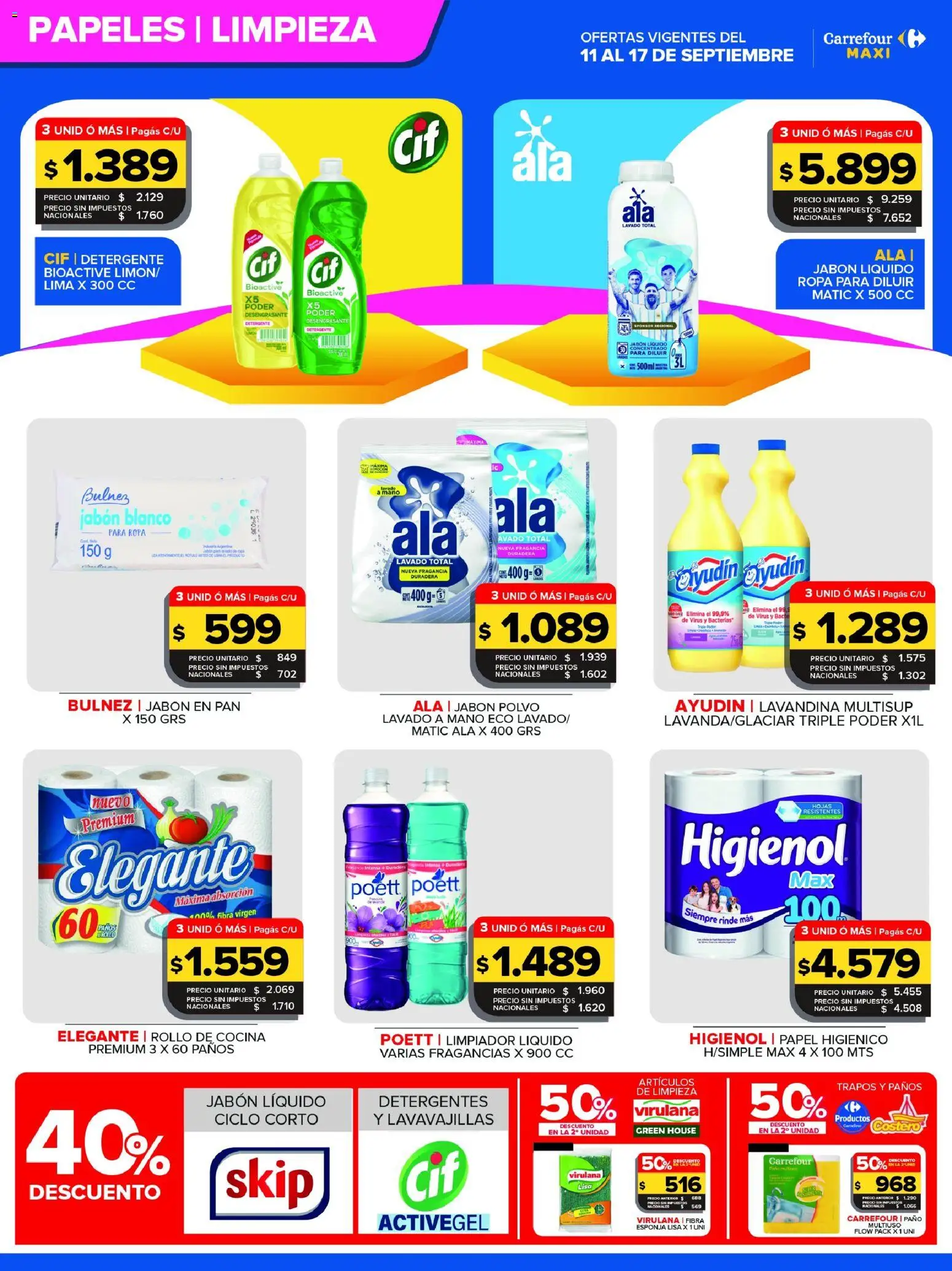 Vista previa del folleto de la tienda Carrefour Maxi válido desde el 11/09/2026 