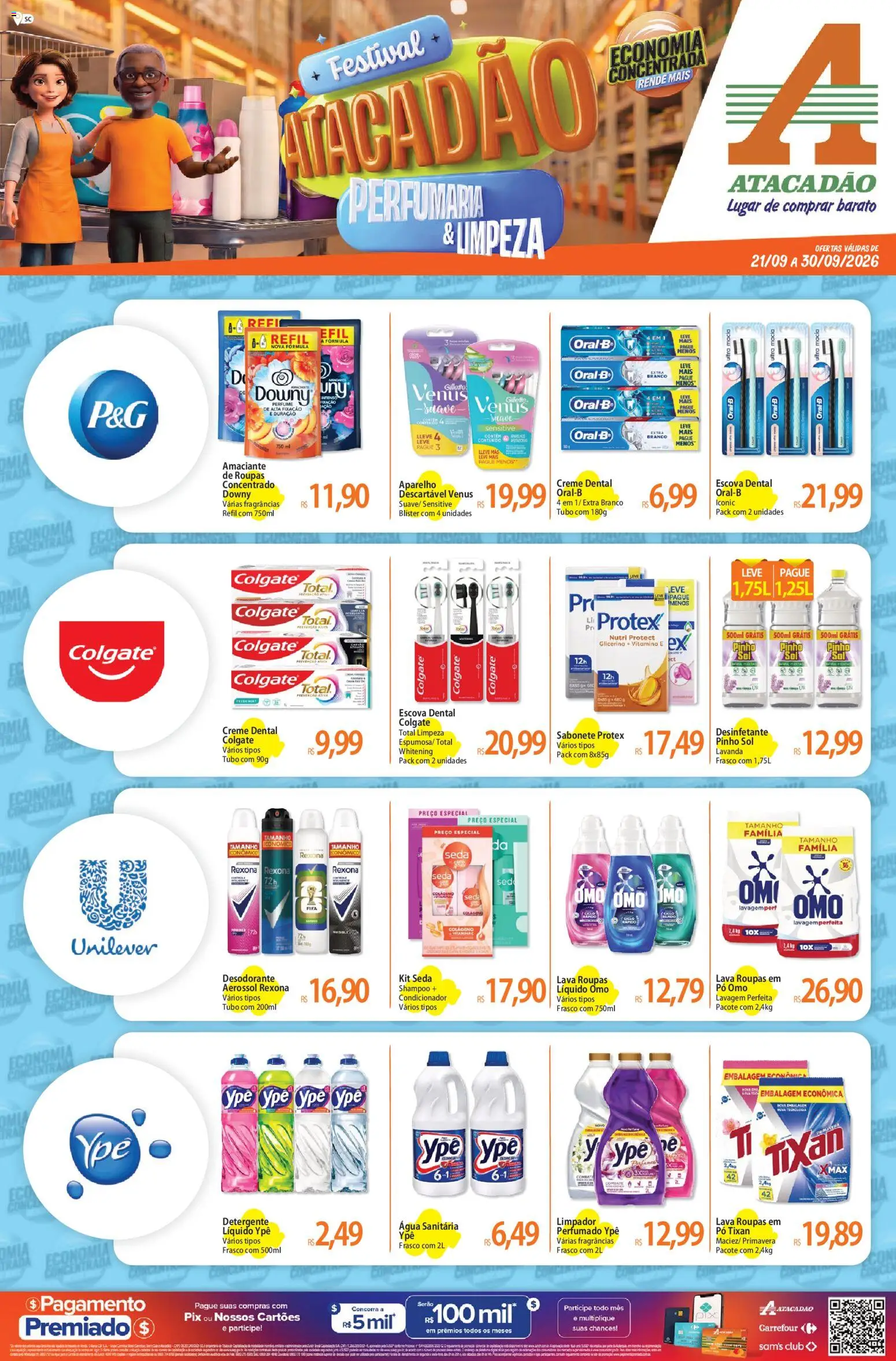 Pré-Visualização do folheto "Atacadão ofertas - SC" da loja Atacadão válido a partir de 21/09/2026